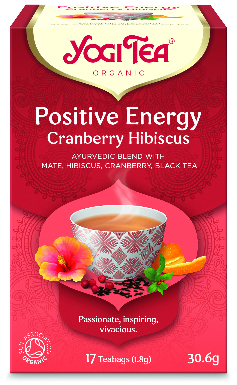 Yogi Tea Cranberry Hibiscus BIO 17 Tea Bags